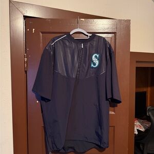 XL Navy Blue Seattle Mariners Pullover Jacket